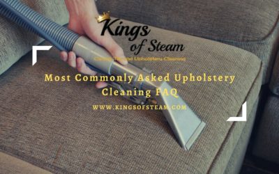 Most Commonly Asked Upholstery Cleaning FAQ