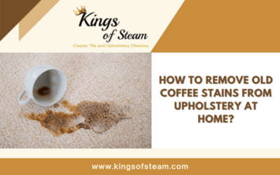 How To Remove Old Coffee Stains From Upholstery At Home?