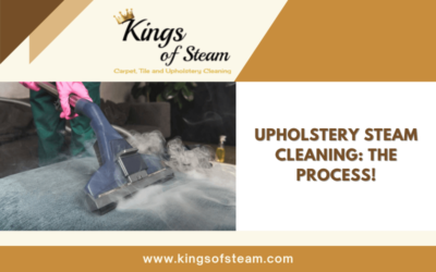Upholstery Steam Cleaning: The Process!