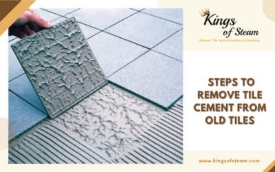 Steps to Remove Tile Cement From Old Tiles