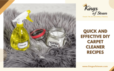 Quick and Effective DIY Carpet Cleaner Recipes