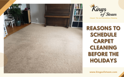 Reasons to Schedule Carpet Cleaning Before the Holidays