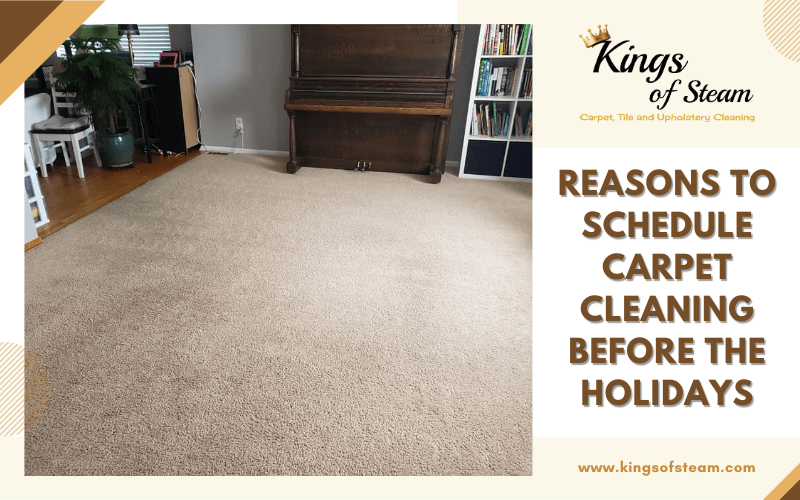 Reasons to Schedule Carpet Cleaning Before Holidays